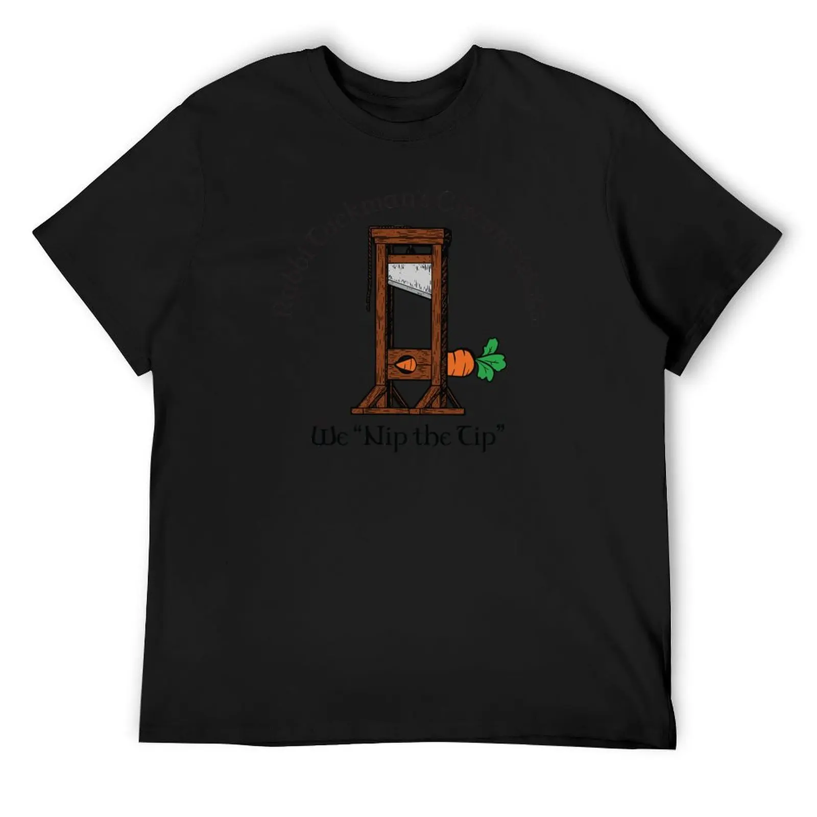 

Rabbi Tuckman's Circumcisions - We Nip the Tip T-Shirt summer shirt quick-drying oversizeds mens designer t shirt