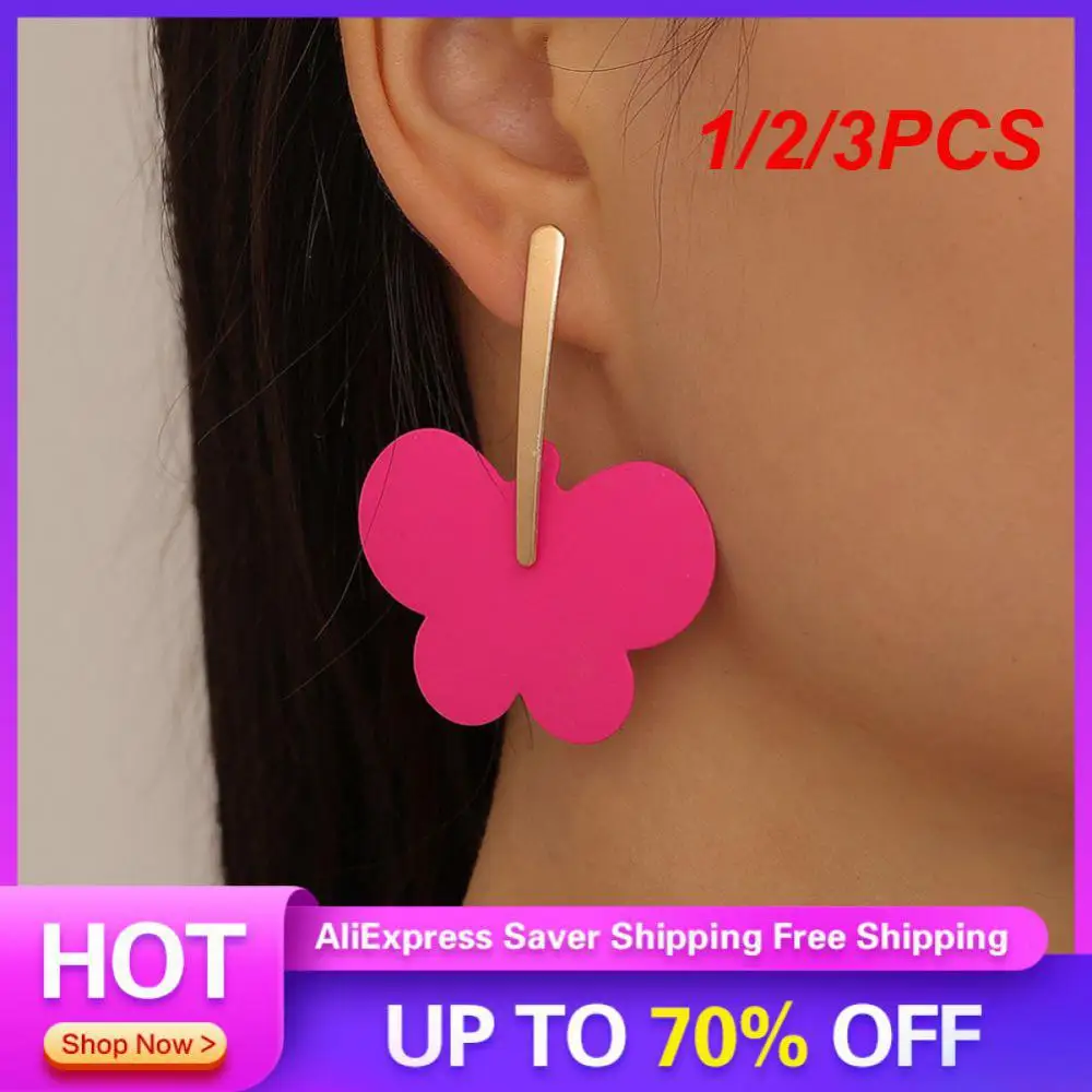 1/2/3 יח 'בוהו עגילים גאומטריה אביזרים טרנד גאומטריה עגיל תלייה