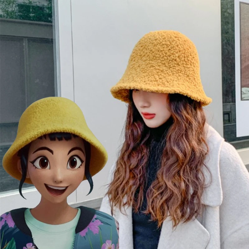 Anime femmes Zoey Cosplay chapeau bonnet seau chapeau dessin animé Roleplay casquette chapeaux filles Halloween fantaisie accessoires Costume accessoires
