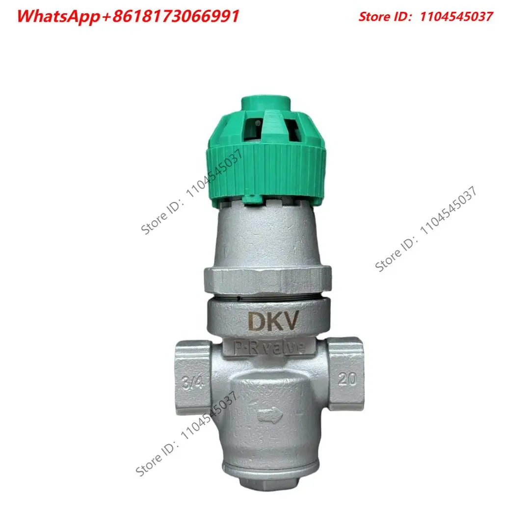 DKV Y14H PRV Stainless Steel 304 Steam Pressure Reducing Valve, PN16 Direct Acting Threaded Steam Bellows