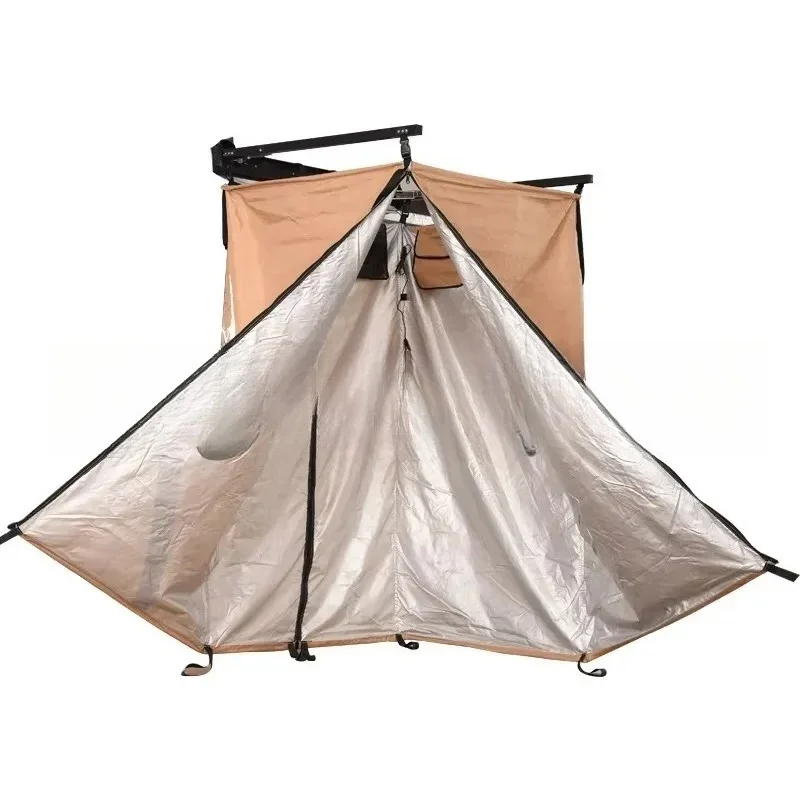 High Quality 4x4 Off-road Portable Outdoor Shower Tent Car Side Canopy Water Capacity 50L To 80L