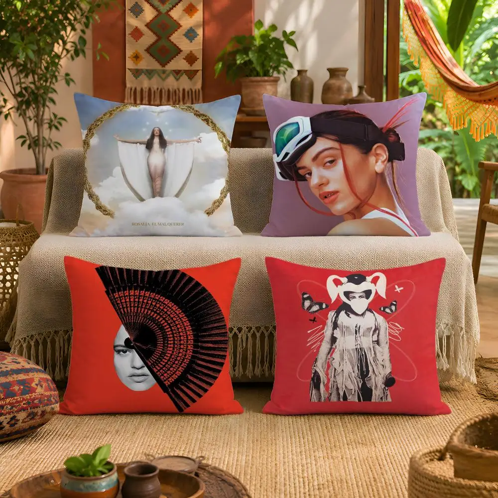 R-Rosalia Singer Minimalist Contemporary Cushion Cover - Compact Space Saving Washable Long Lasting Everyday Style for Home Deco