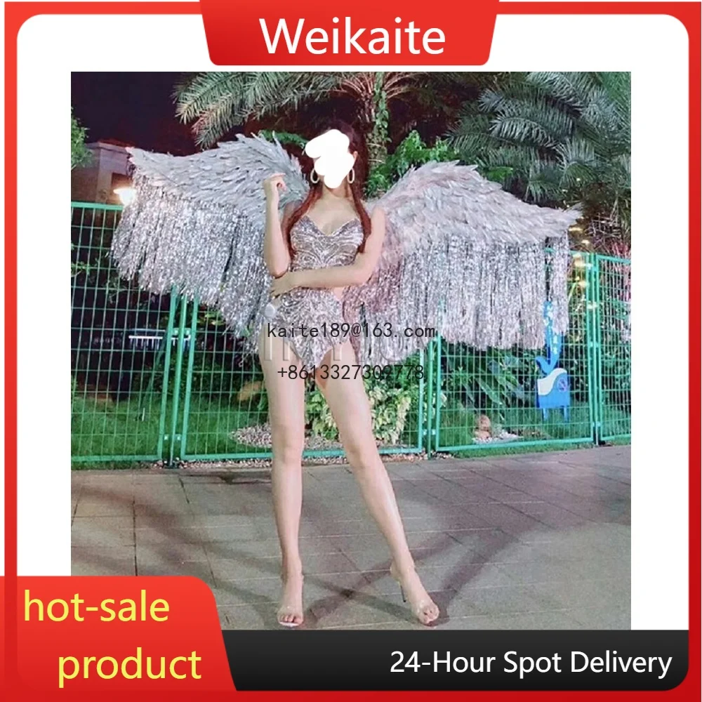 

Halloween Christmas Costume Memorial Ornaments Activity Catwalk Large Feather Sublimation Angel wings