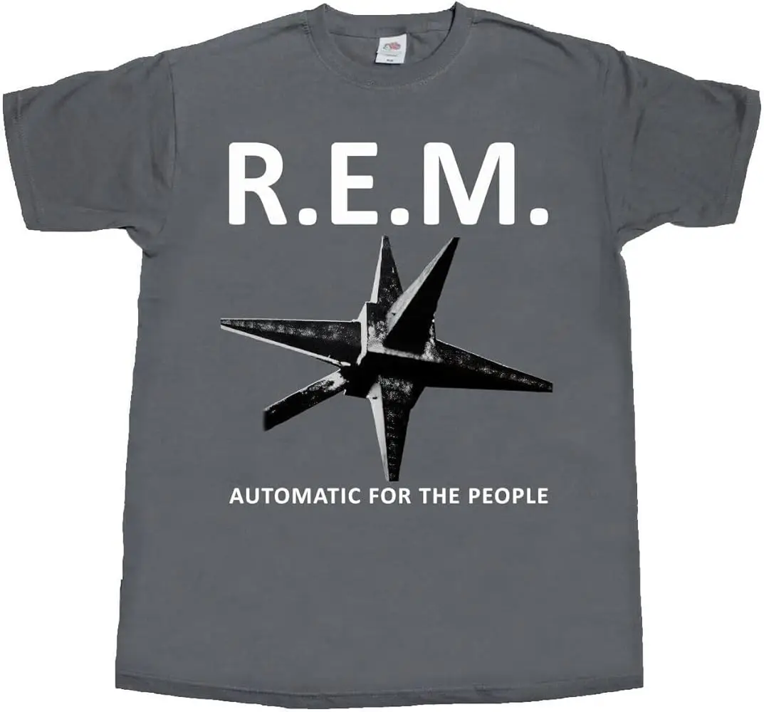 BIYAN Hartwell R.E.M. REM Automatic for The People 92 Short - Long Sleeve Gray T-Shirt Grey Grey