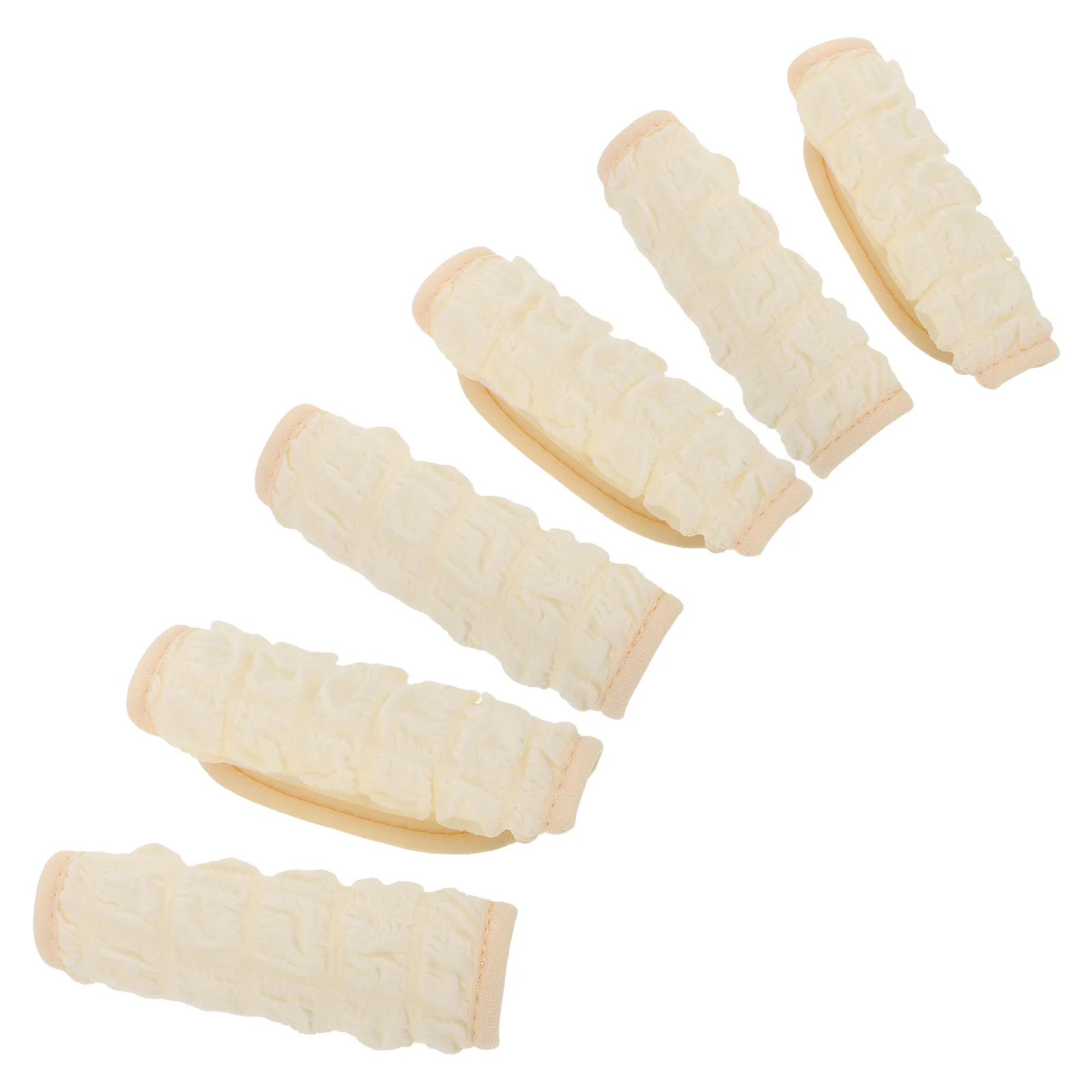 

6pcs Car Grab Handle Cover Universal Soft Puff Style Door Handle Protector Pad For Suv Truck Auto Interior Car Accessories