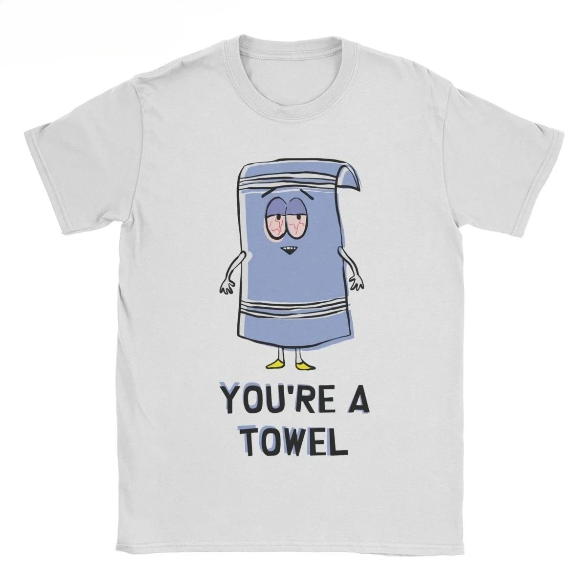 

Southparked Towelie You Are A Towel T-Shirt Women's T Shirt Cartoon Anime Short Sleeve Tees Printing Clothing Graphic T Shirts