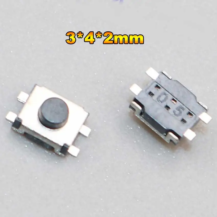 Cltgxdd 10PCS Tactile Push Button Switch Car Remote Control Keys Button Touch Micro Switch Momentary SMD DIP 2*4 3*6 4*4 6*6