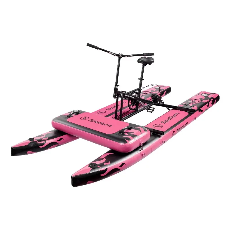 Water Bike Double Float Design Safe Stable Inflatable Water Bike For Eco-tourism Water Activity Leisure