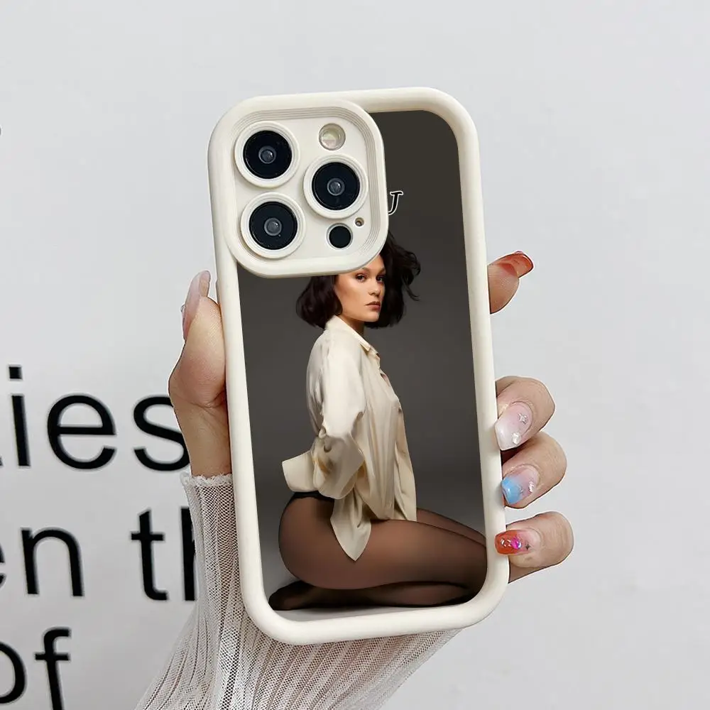 

Чехол для мобильного телефона Jessie J для iPhone 17 16 15 14 13 12 11 Air Pro Max Plus, утолщенный, из ТПУ, красочный, красивый, роскошный чехол