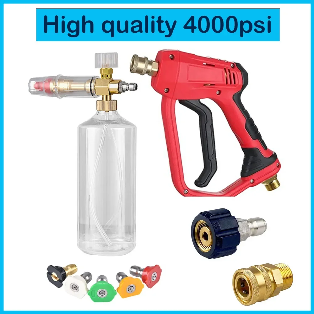 

Car Washer Water Gun Cleaning Foam Generator Snow Foam Lance 1/4" Quick Release Nozzles For Parkside Karcher Daewoo Lavor