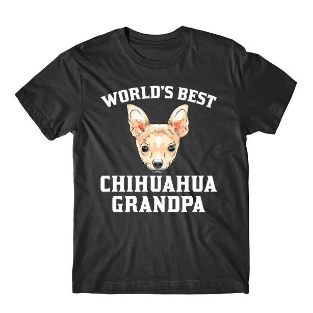 World'S Best Chihuahua Grandpa Dog T Shirt By Really Awesome