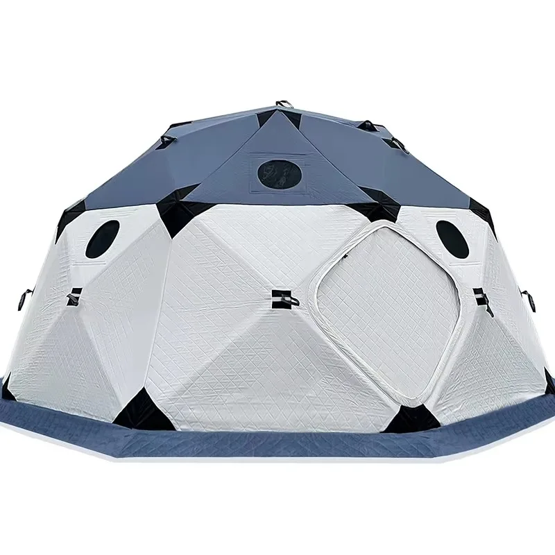 

Waterproof Oxford fabric ice fishing tent, including outdoor warm thick ice and cold winter fishing summer tent