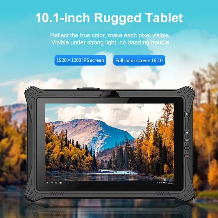 CANAVA 10 Inch Android IP65 Waterproof Biometric Fingerprint Scanner Optional 4G Industrial Rugged Tablet