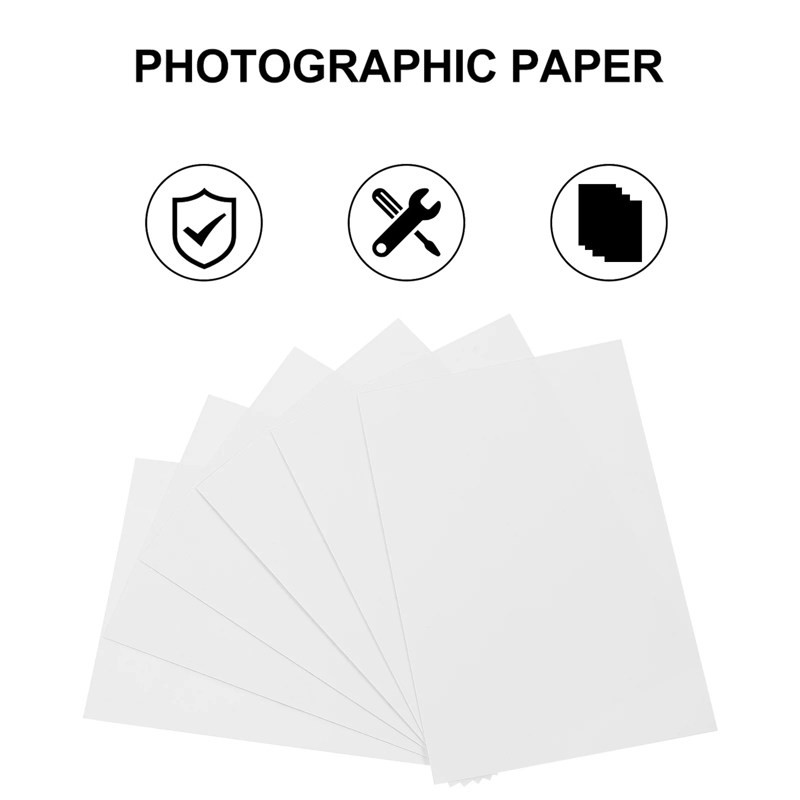 120Pcs Photographic Photo Paper High Glossy Waterproof Inkjet Printer Sheets Professional Photo Paper Inkjet Photographic Papers