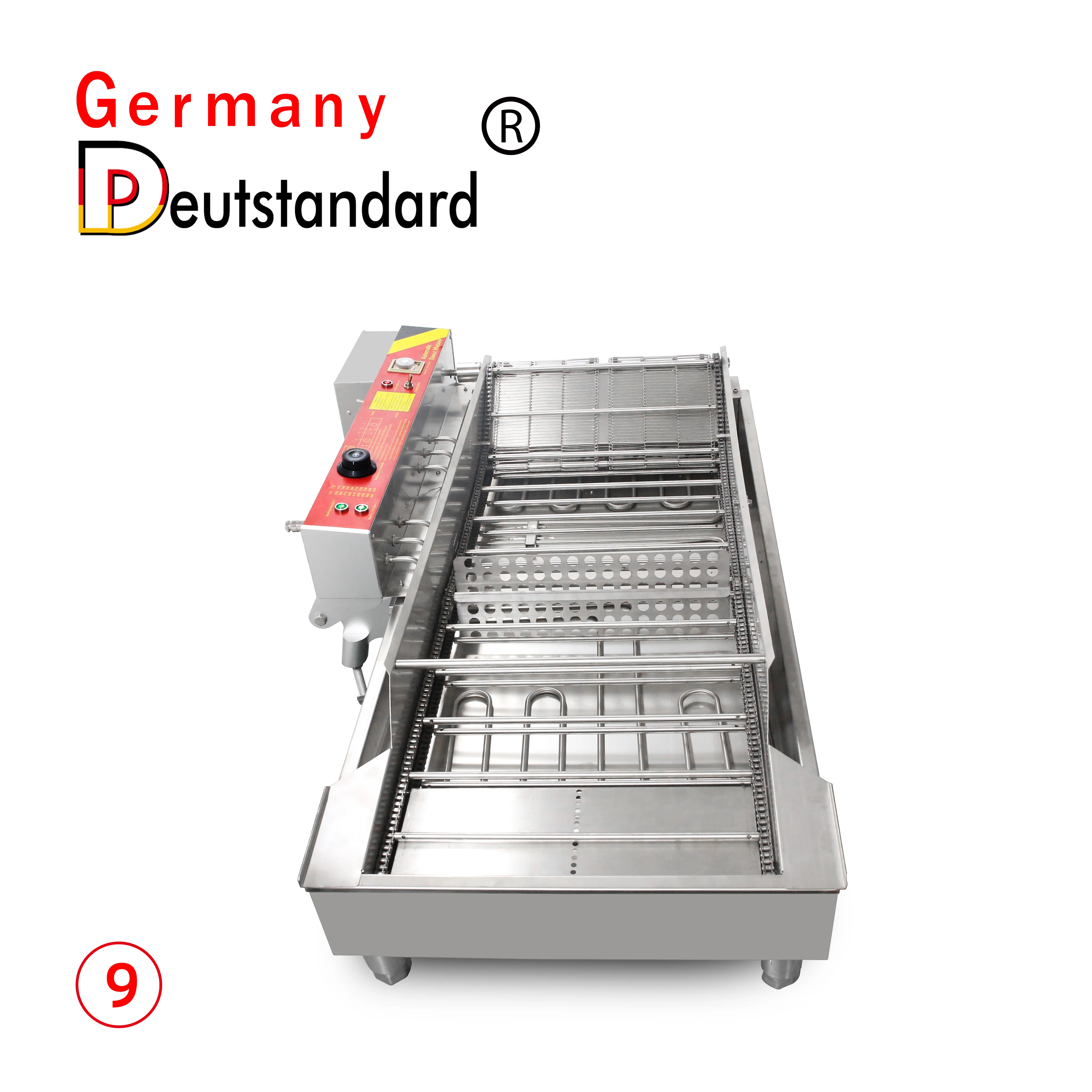 Commercial Snack Machine 4 Wide Automatic Fryer for Cake and Yeast Raised Donut Maker