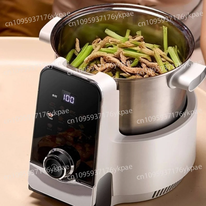 Multifunctional Cooking Pot Electric Hot Pot Split Household Cooking, Stewing, Shabu-free Smart Meal Pot