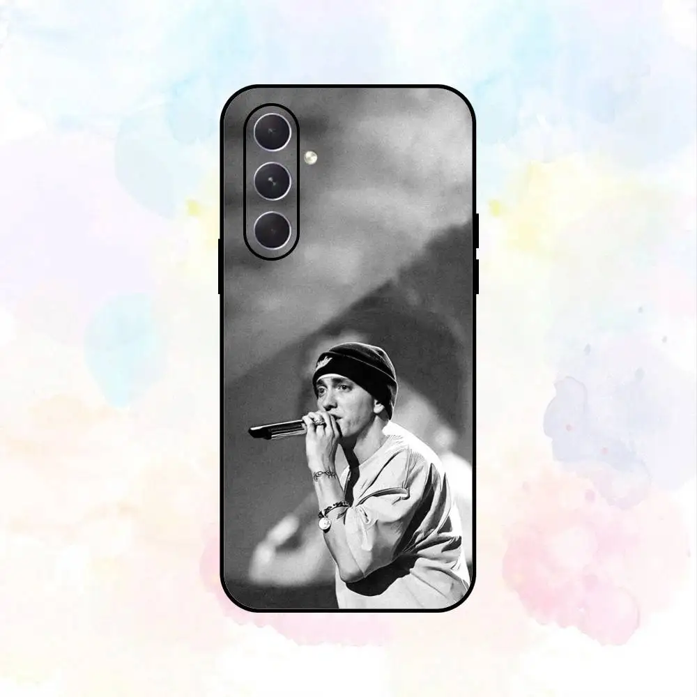 Rapper E-Eminem   Phone Case For Samsung Galaxy A73,A72,A71,A70,A53,A52,A51,Others Soft Black Shell