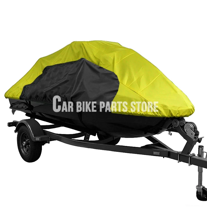 Housse de protection jaune remorquable pour jet ski 210/420/600D, imperméable, pour Yamaha Wave Runner EXR VX Cruiser F, anti-UV, bateau à coque en V
