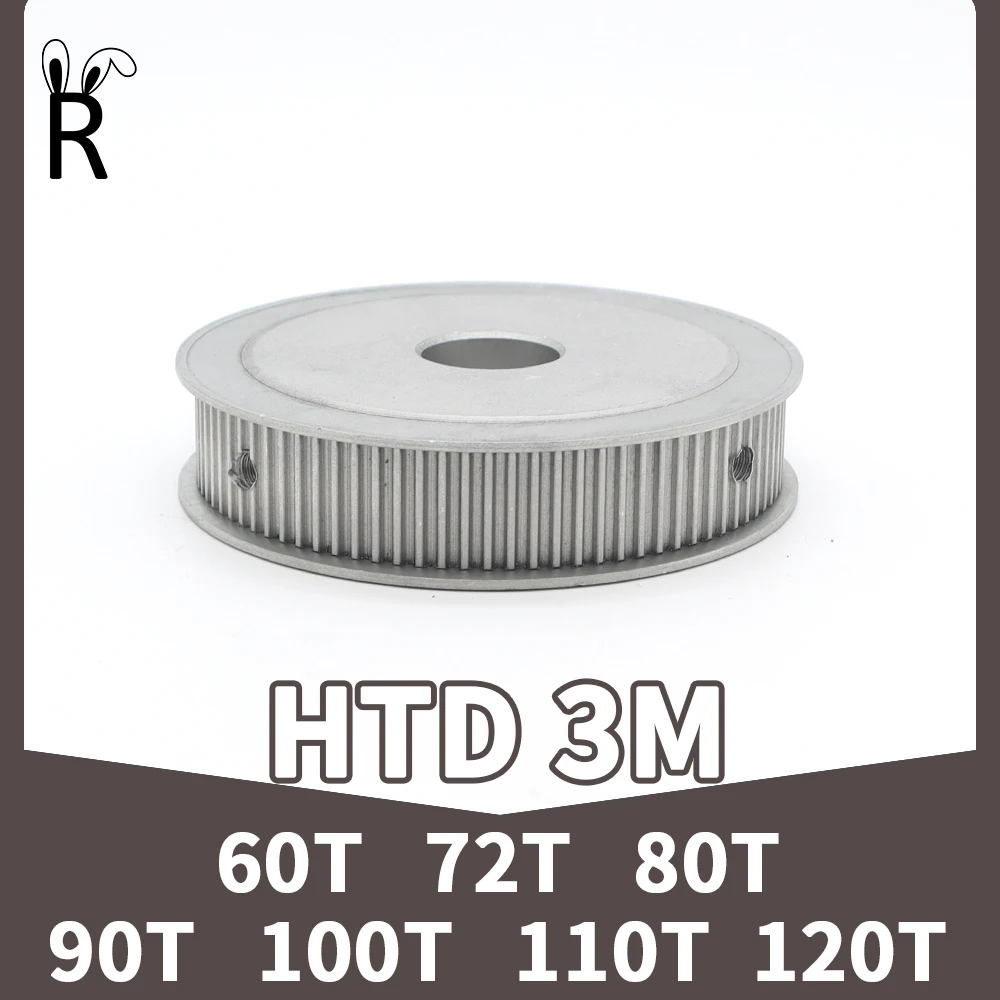 HTD3M 60teeth 72teeth 80teeth 90teeth 100teeth 110teeth 120teeth 3M Pulleys 60T 72T 80T 90T 100T 110T 120T HTD 3M Timing Pulley