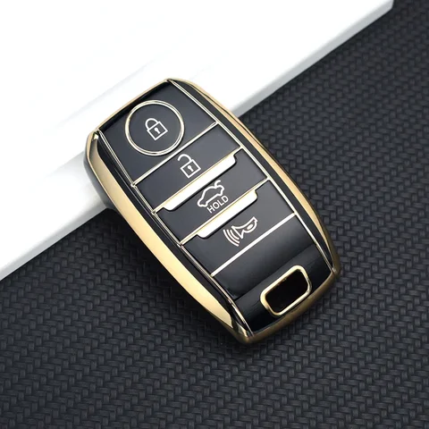 Чехол для ключей с 3/4 кнопками из ТПУ для Kia K2 K3 K4 K5 Rio Picanto K2 Soul Sorento Ski Sedona Sportage Cerato Optima