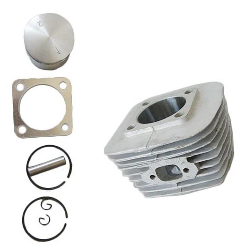 

47Mm Cylinder Head Kit And Piston Kit Ring, Suitable For 80CC Electric Bicycle Engine Parts