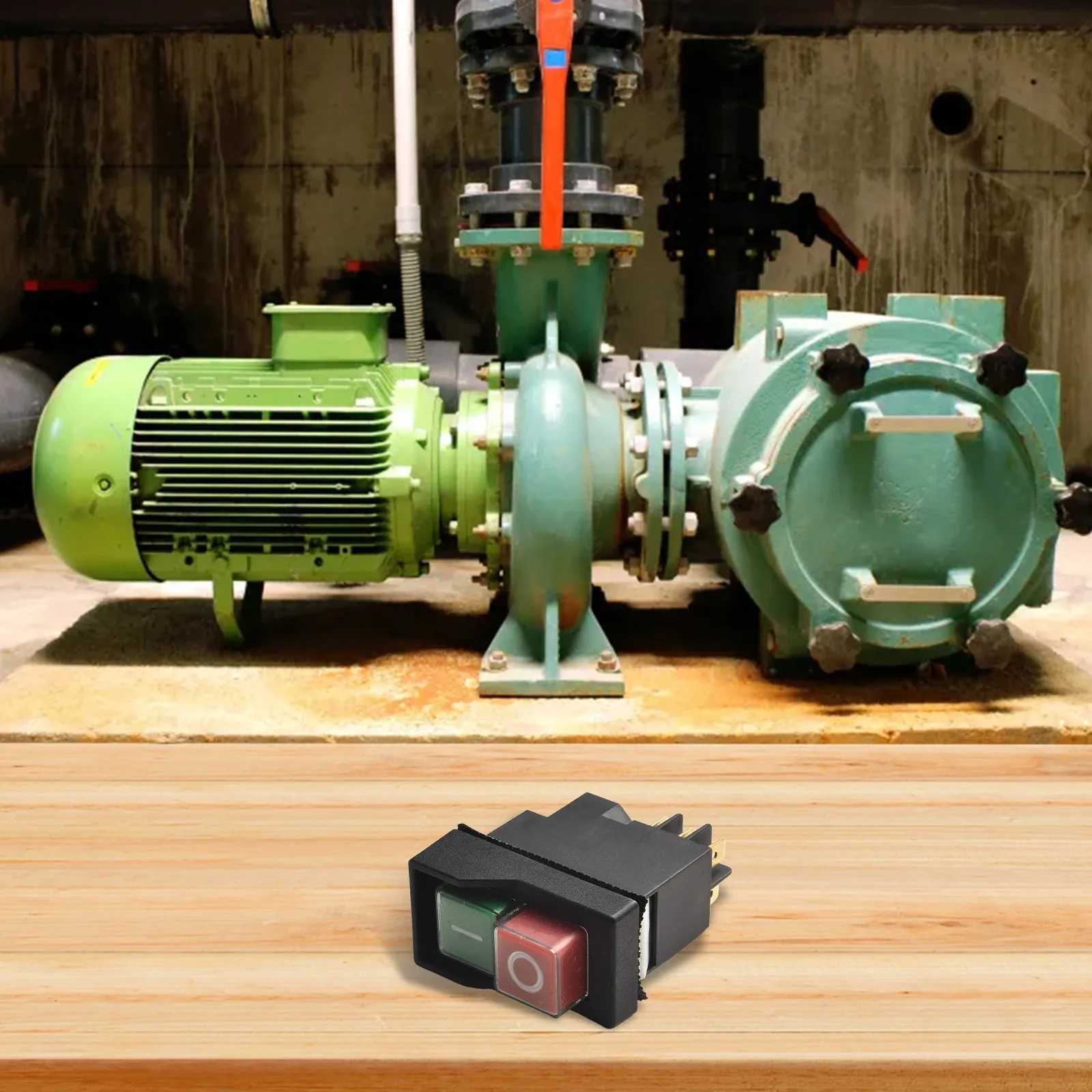 Pushbutton Switches Model For KJD17 Dependable Operation in Wet Environments Perfect Choice for Table Saws Operating on 127V/18A