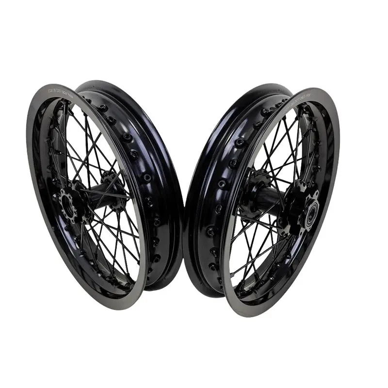 12x1.85 Inch Off Road Electric Motorcycle Wheel Set for SUR Hyper Bee