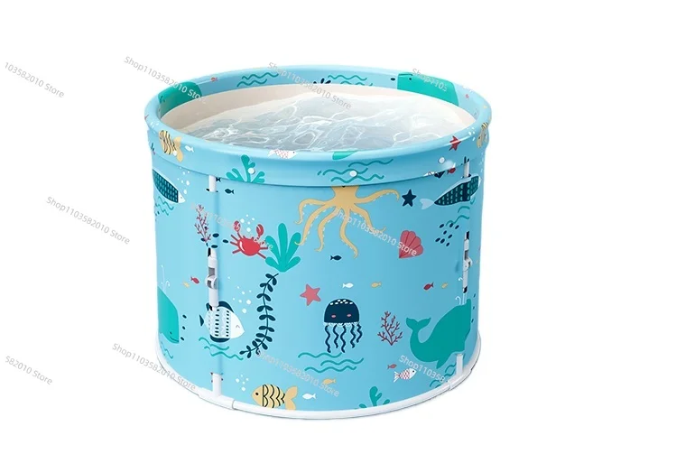 

Портативная круглая ванна-сауна для взрослых, домашняя, для всего тела, утолщенная, для спа-процедур