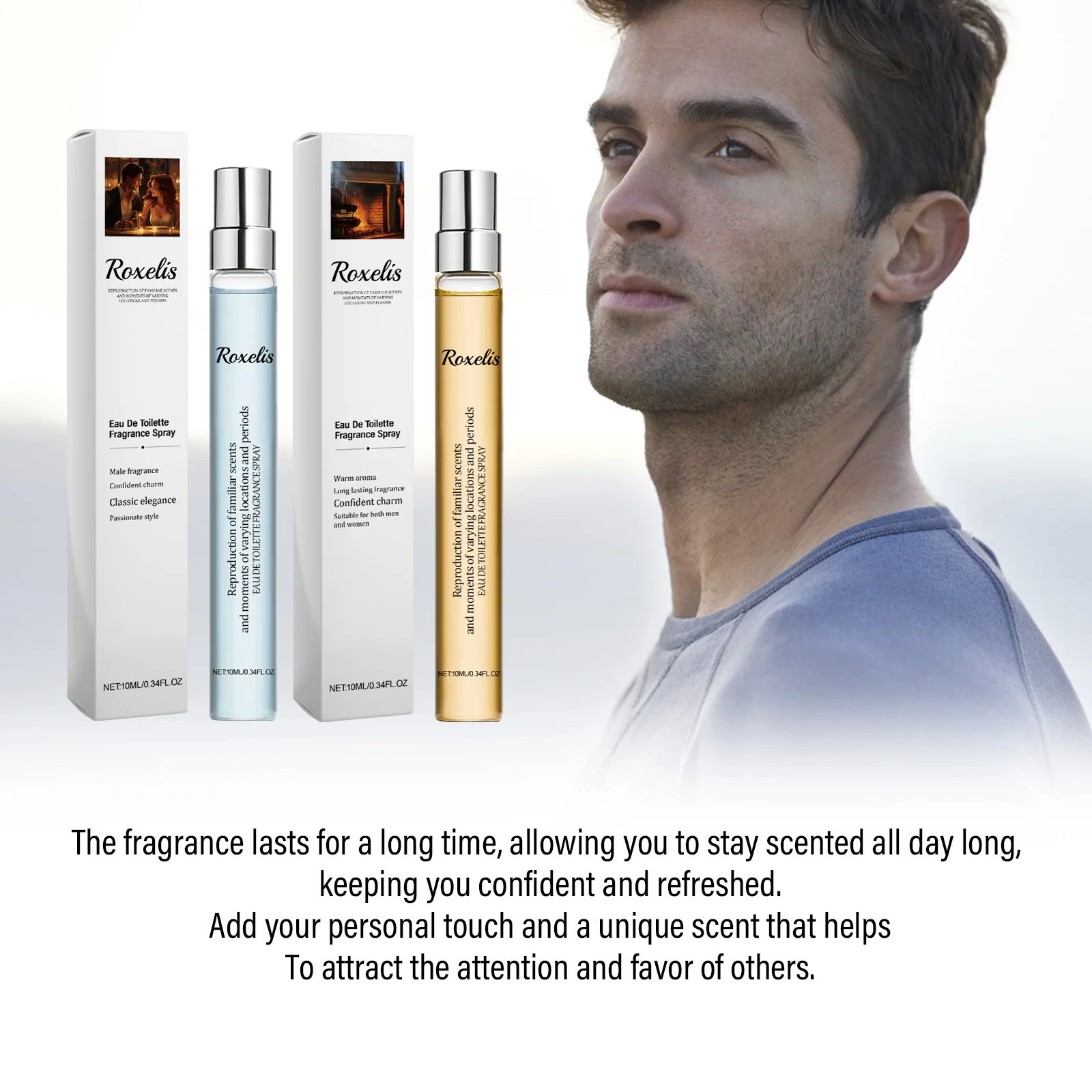 Coppia profumo Partner intimo fragranza feromone stimolante flirtare data atmosfera naturale fresco elegante profumo affascinante