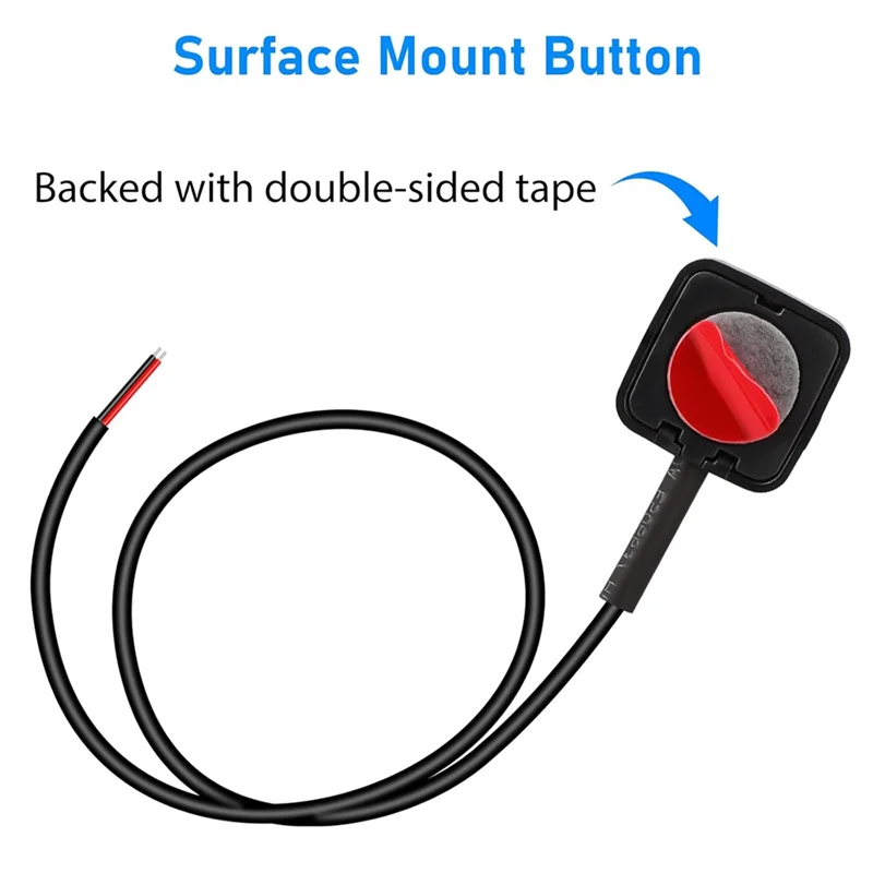 

RALCA-10 шт. кулисные переключатели, мгновенный кнопочный переключатель для поверхностного монтажа, звуковые кнопки включения/выключения для промышленного управления 12 В/24 В