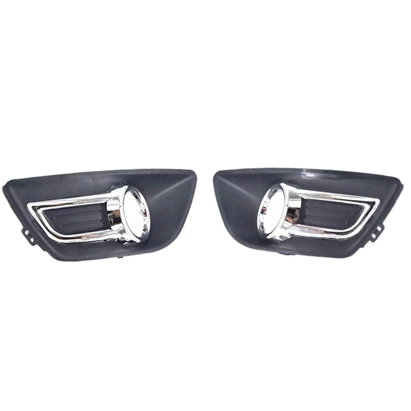 Car Front Fog Lights Cover Hood Frame Shade For Citroen C4 2008-2011