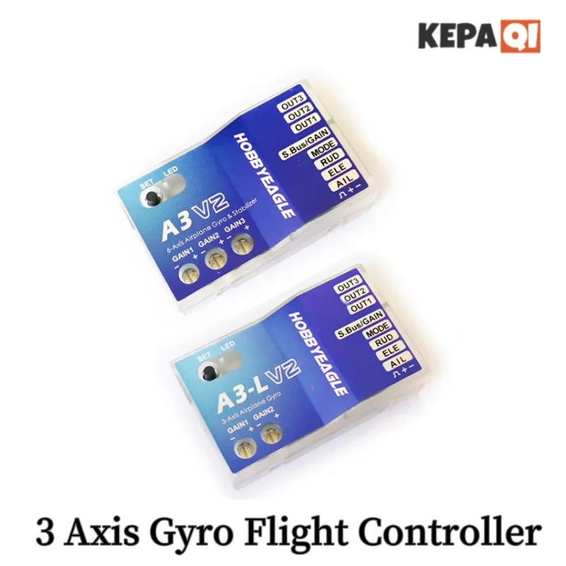 Controlador de Voo Estabilizador para Avião RC, Alta Qualidade, 3 Eixo Gyro A3, A3L, V2, RC Avião, Asa Fixa Copter