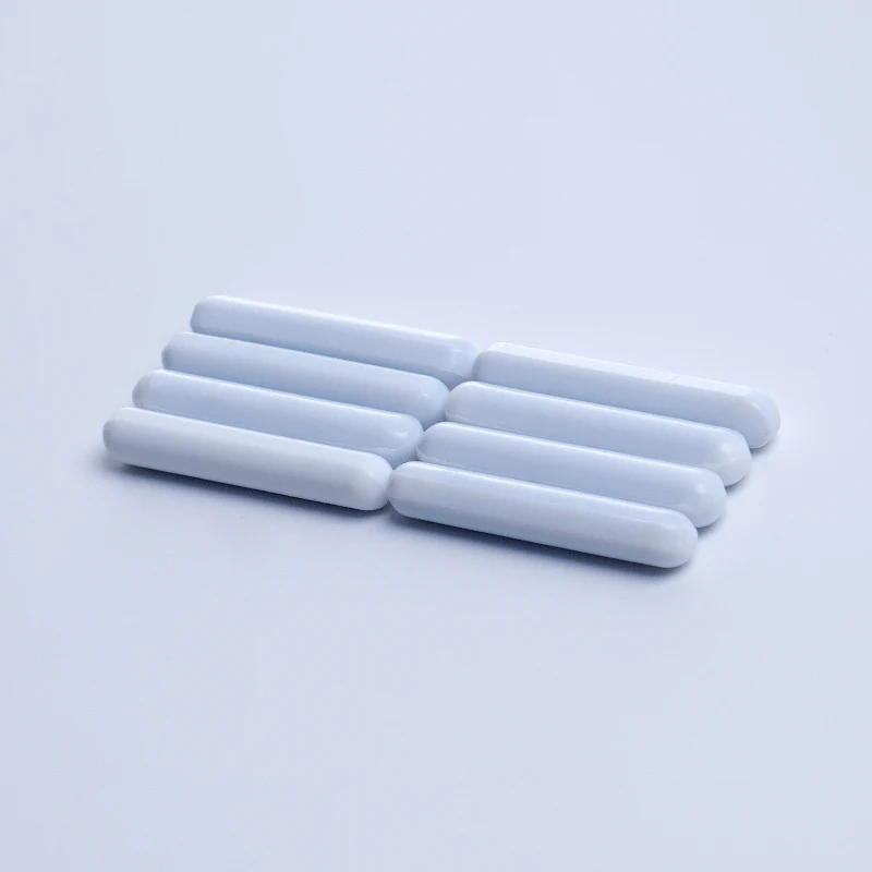 C7x40mm PTFE Magnetischen Rührstab Rührer Mixer Rühren Bars Typ-C Zylindrischen Rühren Stange, 10 stücke
