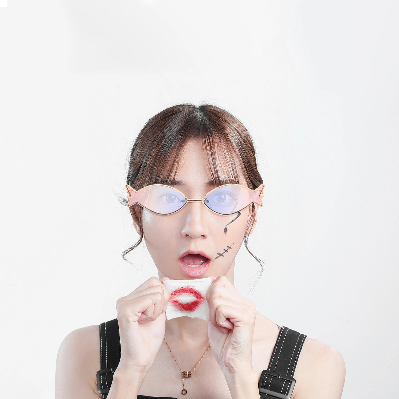 

Fashionable Sunglasses Fun Props Funny Eye Cute for Women Birthday PC Accessories Banquet