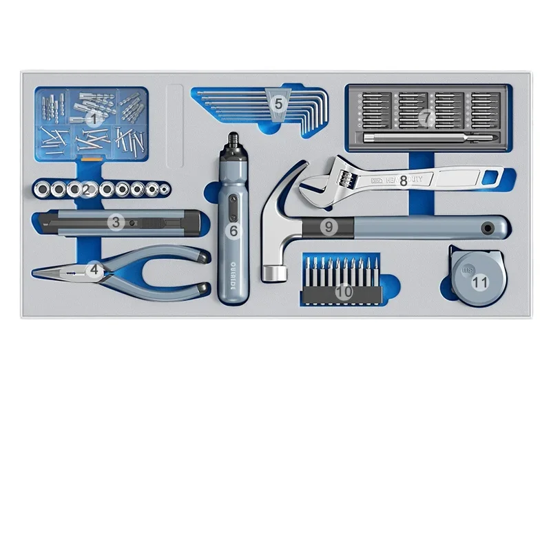 

~Household Multifunctional Electric Screwdriver Toolbox High Value Repair Tool Set