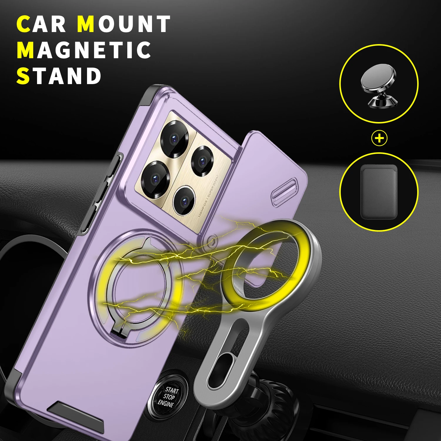 スライドレンズプロテクト付きMagsafeホルダーケース I - Magnetic Case Smart のレビューと価格