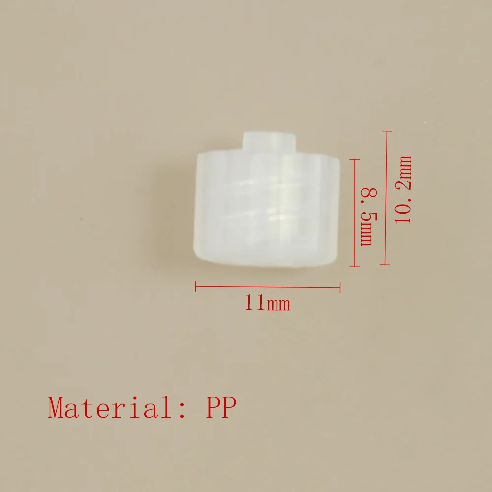 Male Luer Lock Plug Air Valve Pipe Dispensing Glue Syringe Barrel Fitting Translucent PP Plastic Connector End Cap Cover Adapter