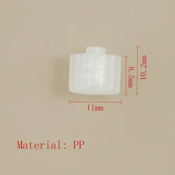 Male Luer Lock Plug Air Valve Pipe Dispensing Glue Syringe Barrel Fitting Translucent PP Plastic Connector End Cap Cover Adapter
