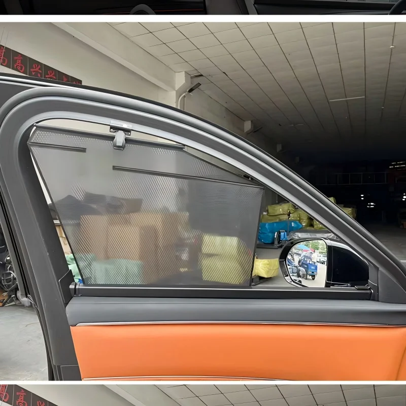 For AITO M8M9 Retractable Car Window Sun Shade  UV Protection Side Window Curtain Heat Insulation Privacy Screen Car Accessories