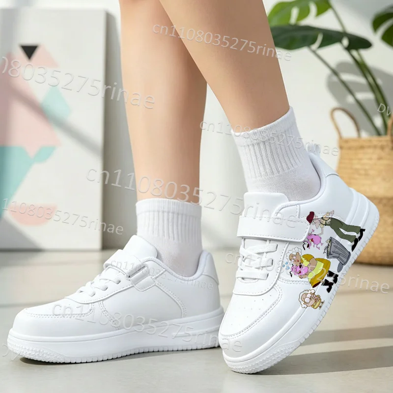 2026 Hot Selling Cowardly Dog Unique Design Toddler Soft Sports Shoes Durable Children Outdoor Activities Flat Shoes Size 28-36