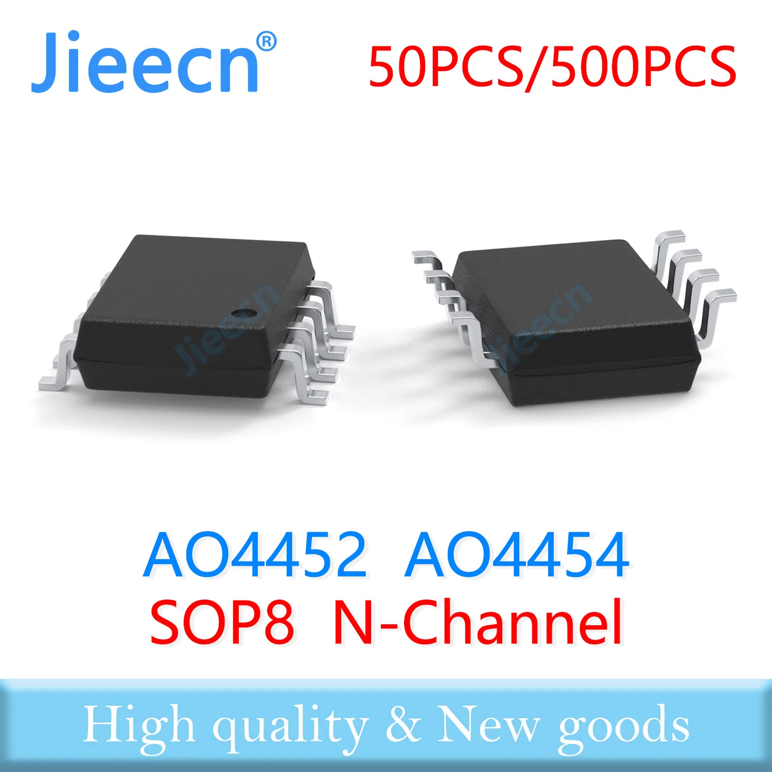 

Jieecn 50PCS 500PCS SOP8 AO4452 AO4454 N-Channel Mosfets High quality 4452 4454