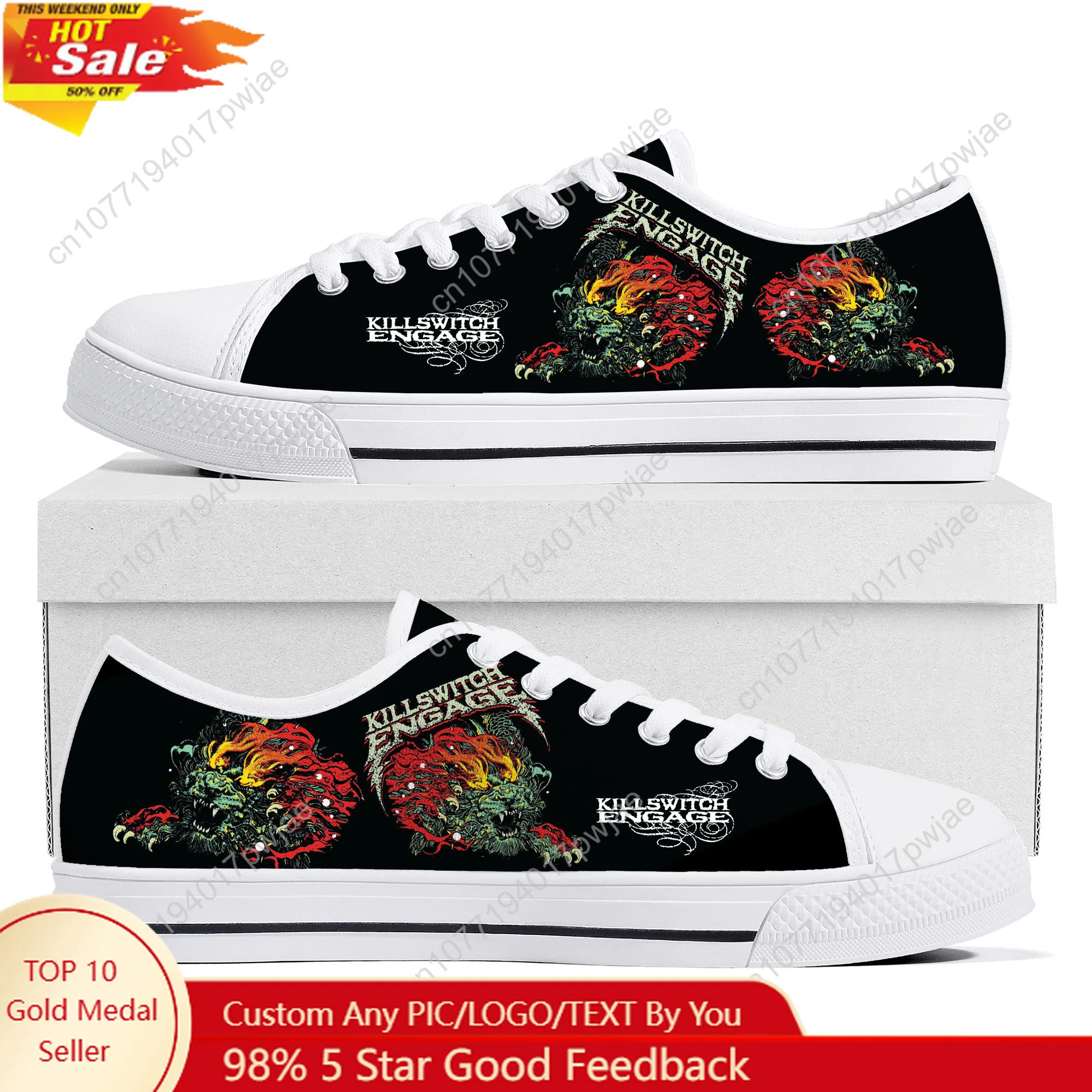 

Killswitchs Engages Band Low Top Lightweight Sneakers Mens Womens Teenager Canvas Sneaker Casual Couple Hiking Lightweight Shoes