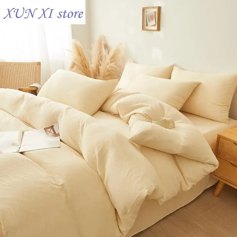 2023 Simple Style Duvet Cover housse de couette Comforter Cover Home Bed Covers Single Size Bed Linen (Pillowcase Need Order)