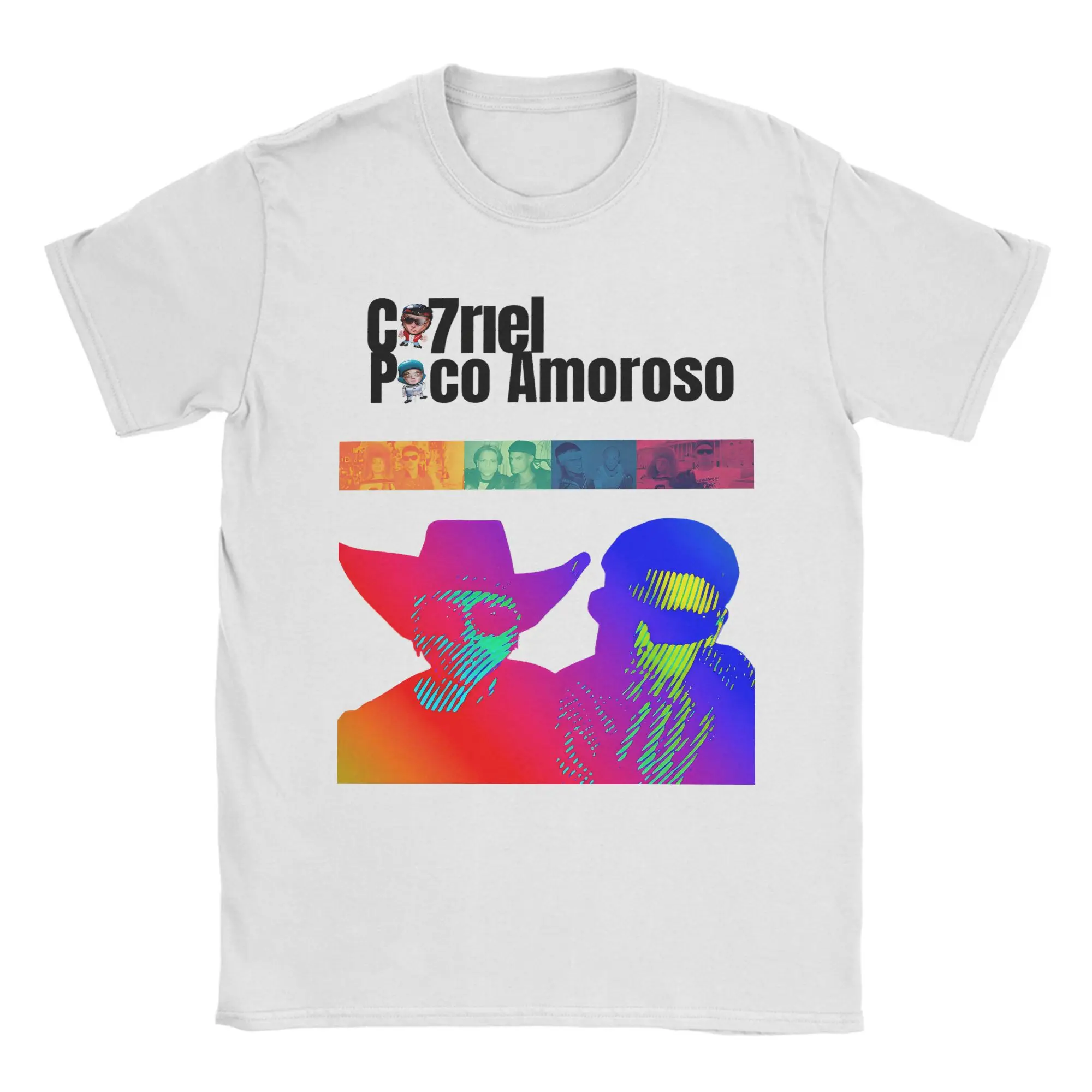 

Футболка Harajuku CA7RIEL & Paco Amoroso Papota Tour, хлопковые футболки, модная футболка для мужчин, летние повседневные топы с короткими рукавами Y2K