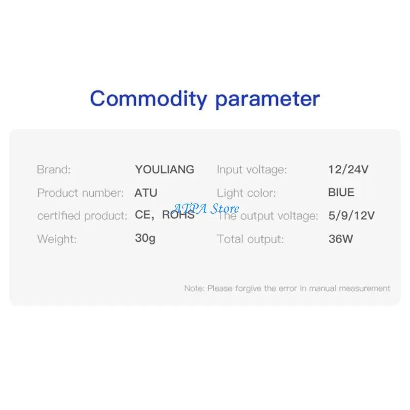 

U13C Two USB Laptop Tablet Phone Car Chargers12/24V 2 in 1 Adapter Fast