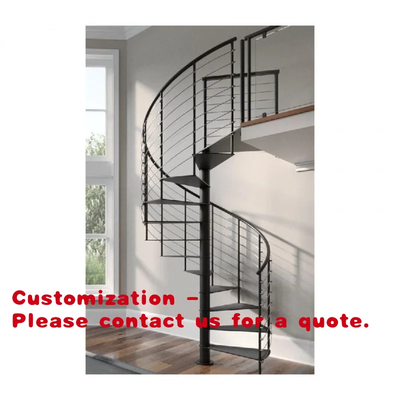 

Индивидуальная настраиваемая лестница из нержавеющей стали с деревянными ступенями, современный дизайн, лестница для лофта.