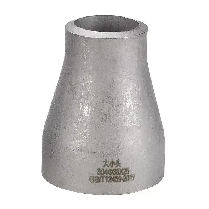 304 Stainless Steel Welded Concentric Reducer, Seamless Stamping Reducing Pipe Connector