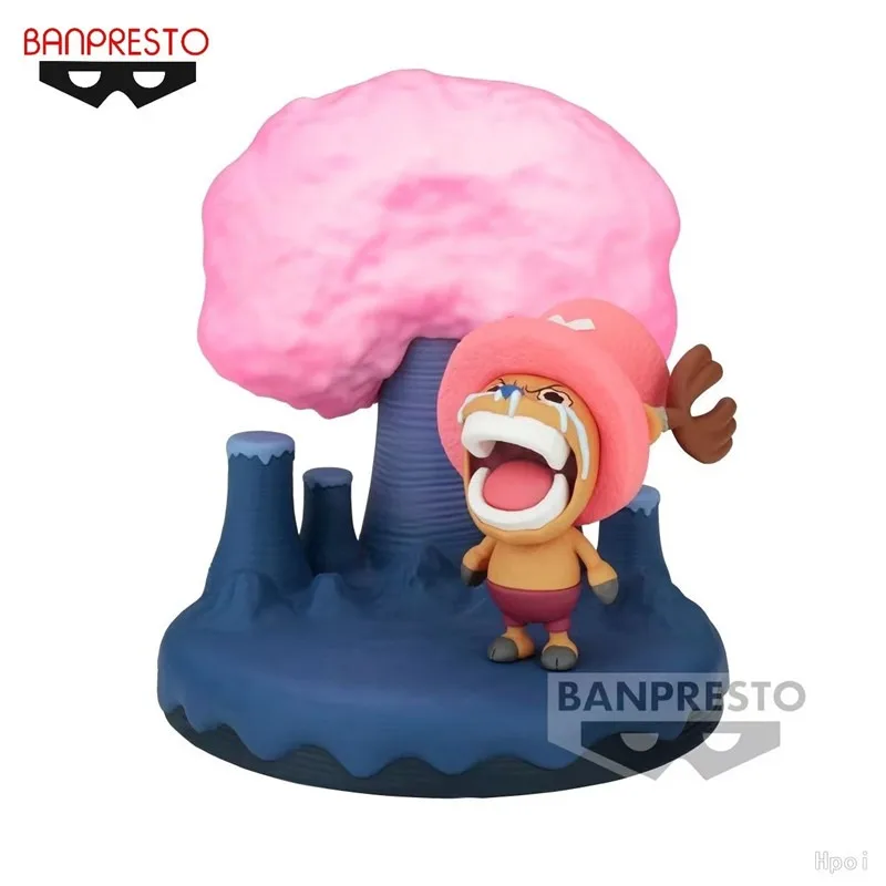 

In Stock Original Bandai Banpresto One Piece Anime Figurines WCF Log Stories Tony Tony Chopper Action Figures Collectible Model