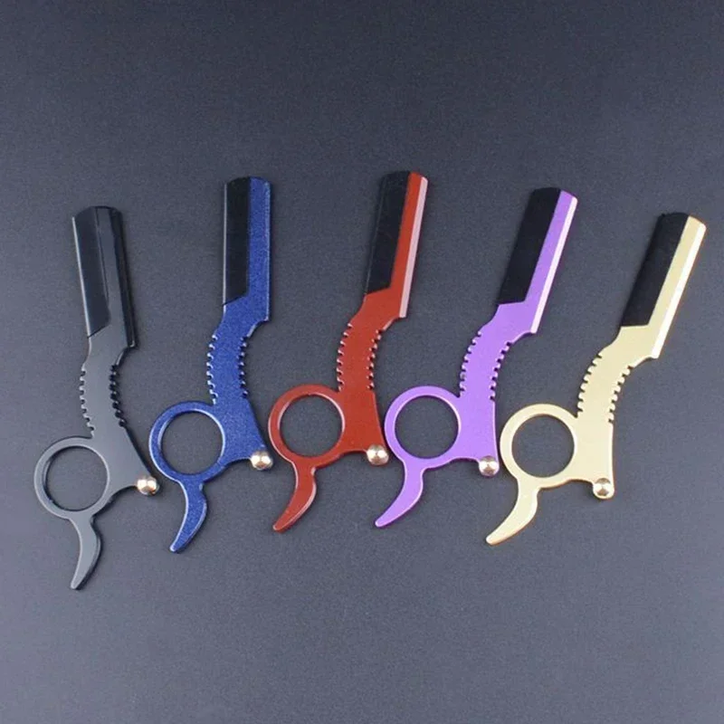 

Straight Edge Barber Razor Haircut Beard Eyebrow Shaving Tool Manual Depilation Razor Hairdresser Trimming Shaver Barbershop