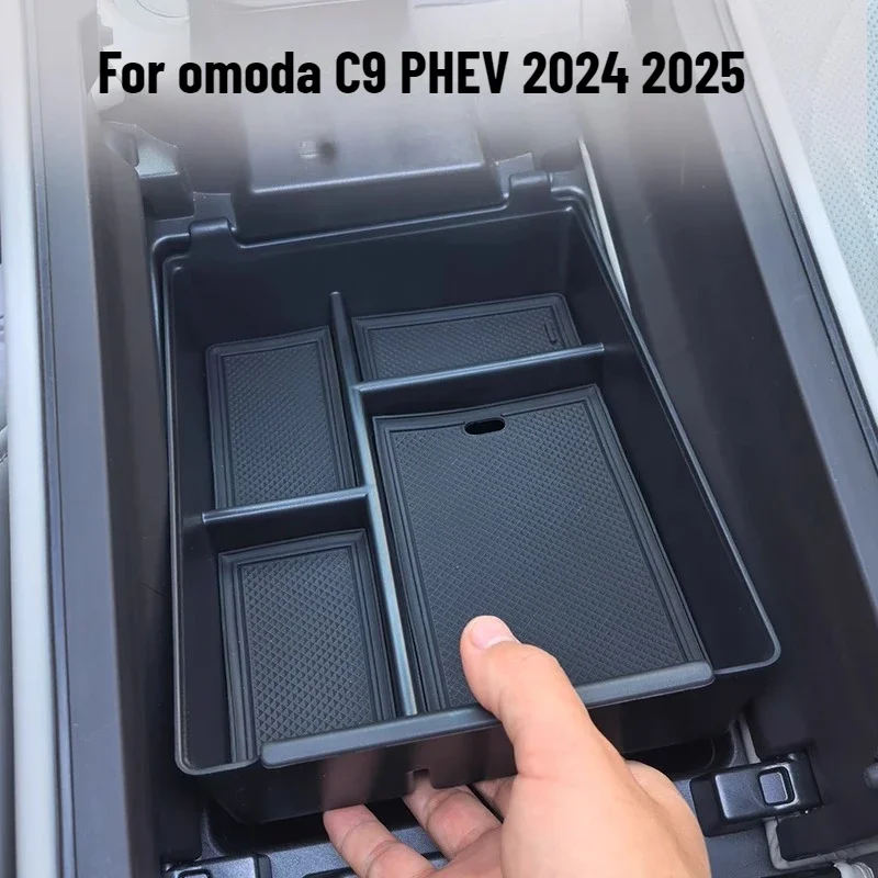 

Armrest Box Storage Box For OMODA 9 SHS PHEV 2025 Car Central Armrest Storage Box Content Center Console